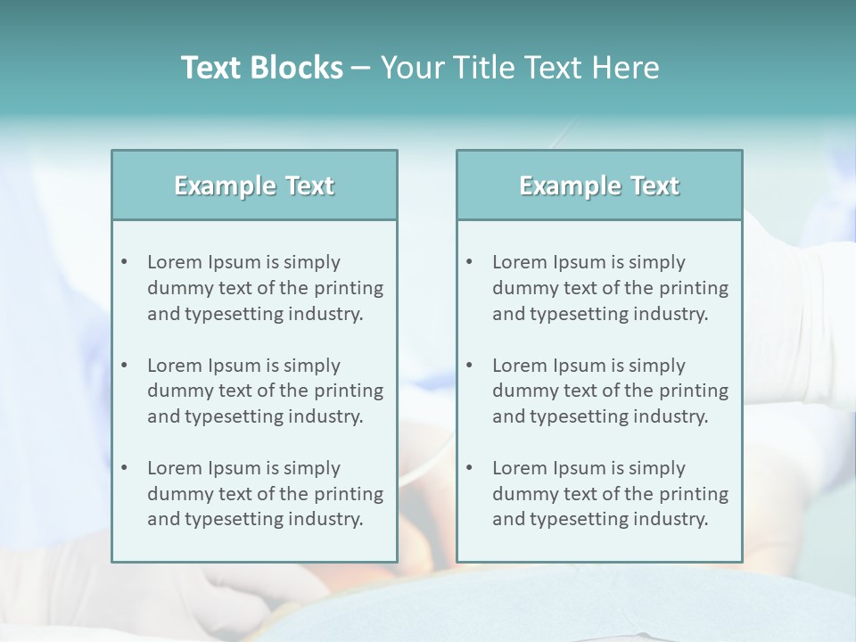 Healthcare Laminectomy Hospital PowerPoint Template