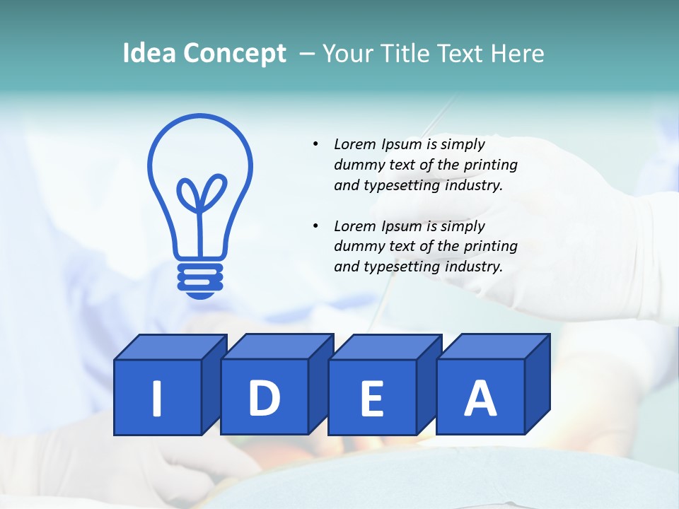 Healthcare Laminectomy Hospital PowerPoint Template