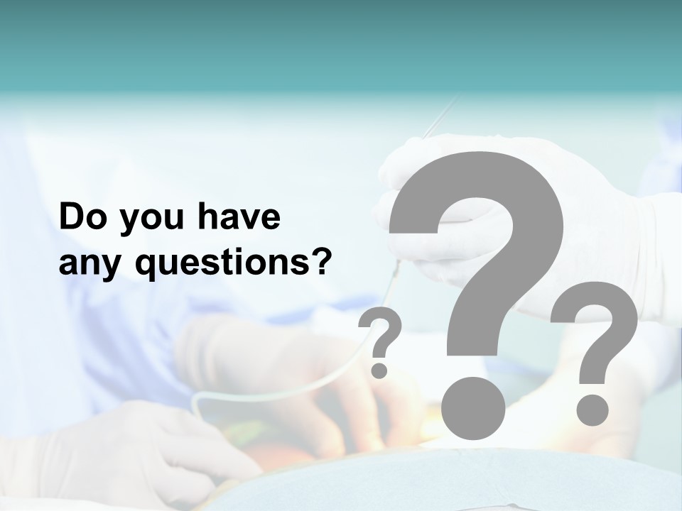 Healthcare Laminectomy Hospital PowerPoint Template