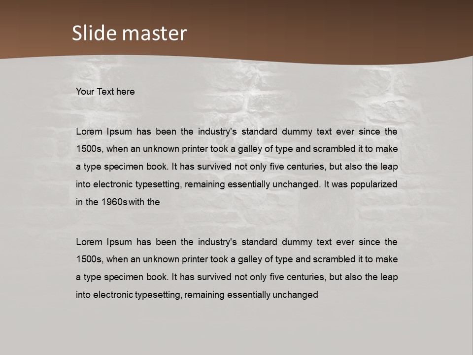 Country Historical Concrete PowerPoint Template