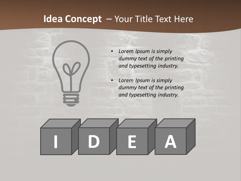 Country Historical Concrete PowerPoint Template