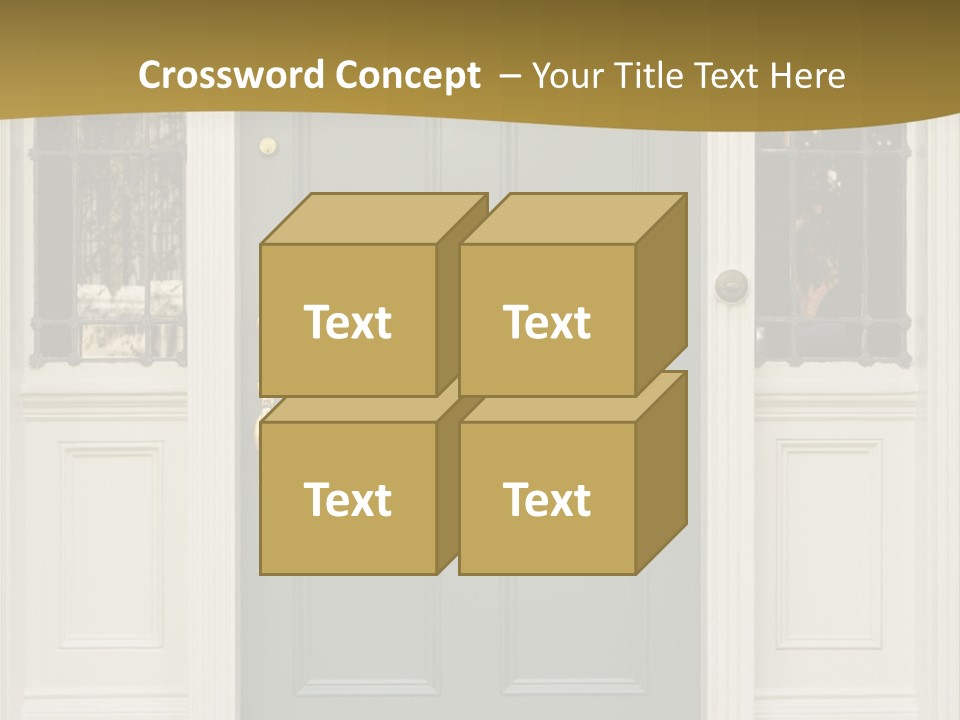 Structure Exterior Facade PowerPoint Template