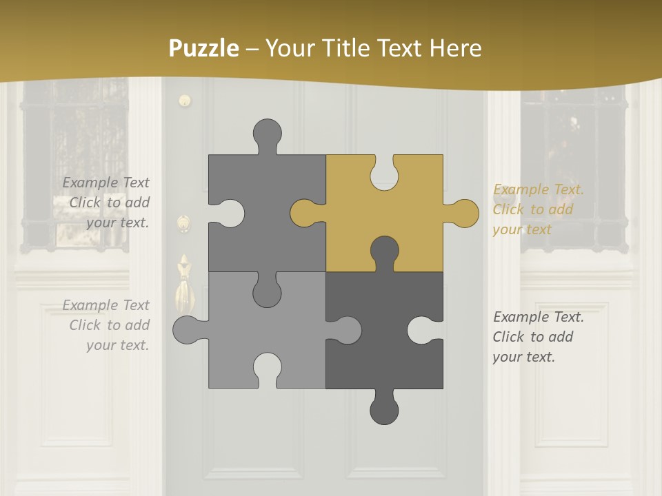 Structure Exterior Facade PowerPoint Template