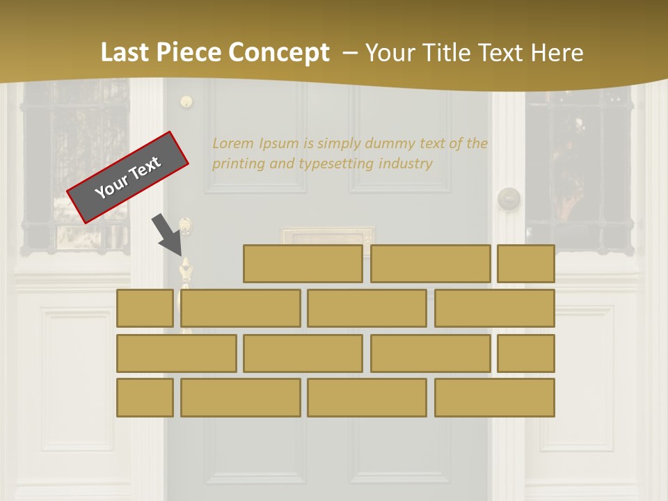Structure Exterior Facade PowerPoint Template