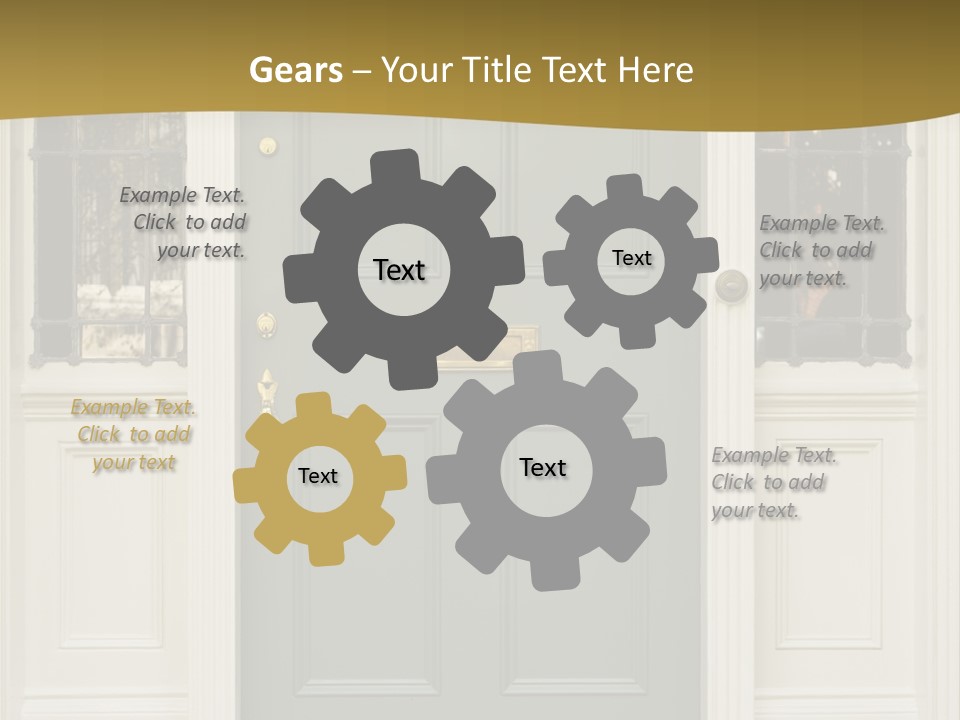 Structure Exterior Facade PowerPoint Template