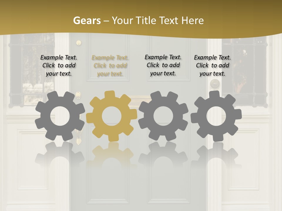 Structure Exterior Facade PowerPoint Template