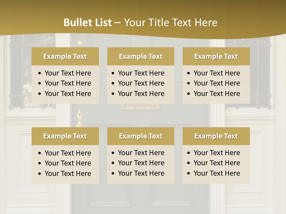 Structure Exterior Facade PowerPoint Template
