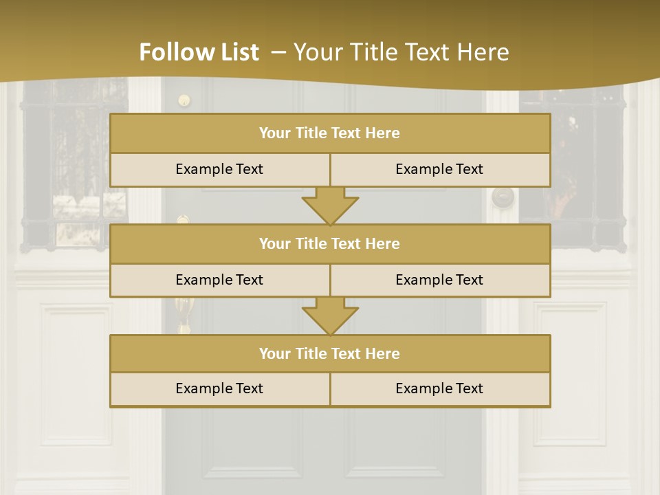 Structure Exterior Facade PowerPoint Template