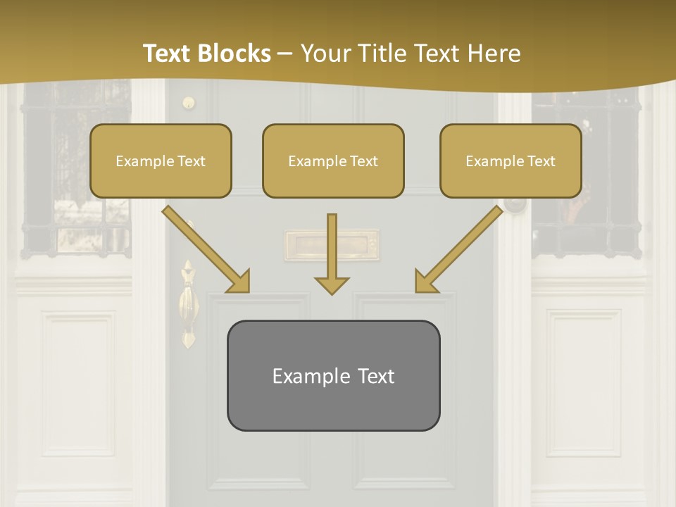 Structure Exterior Facade PowerPoint Template