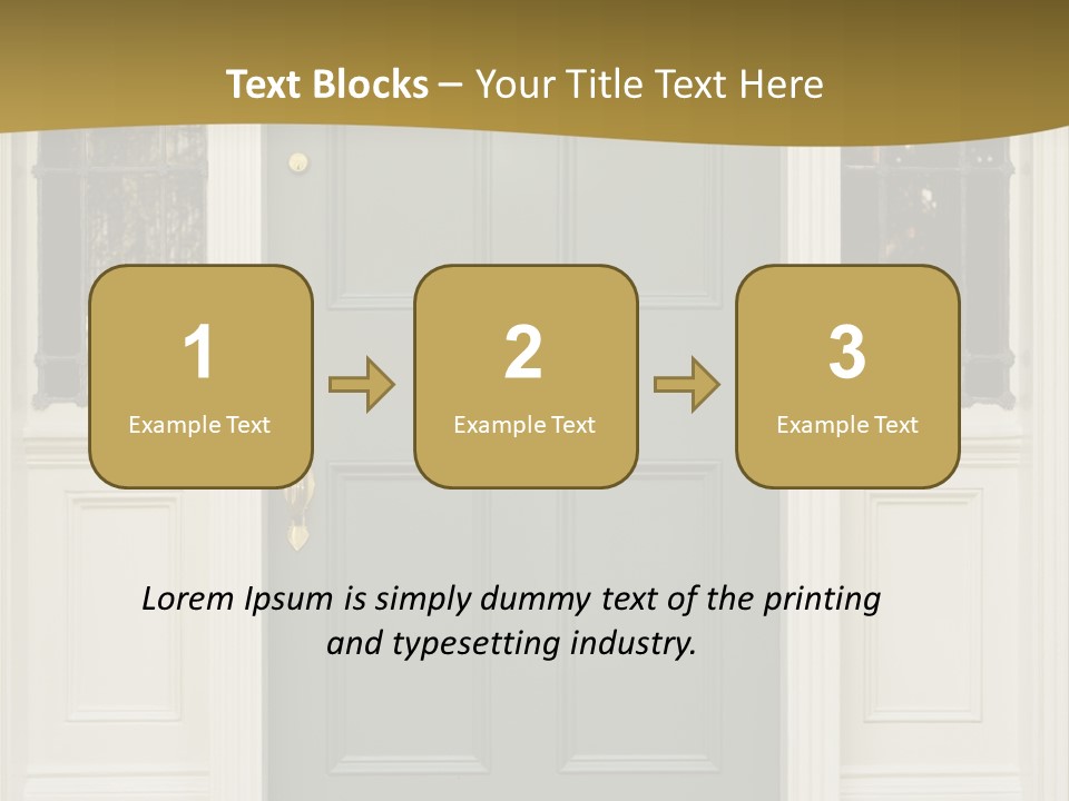 Structure Exterior Facade PowerPoint Template