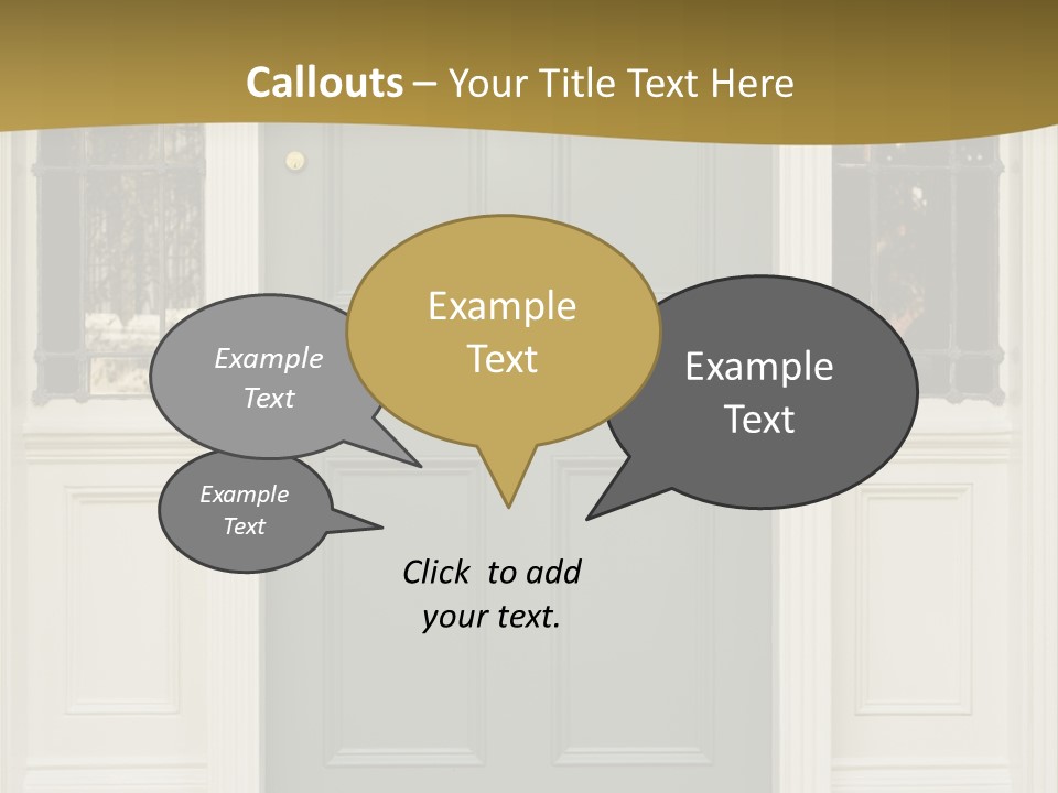 Structure Exterior Facade PowerPoint Template