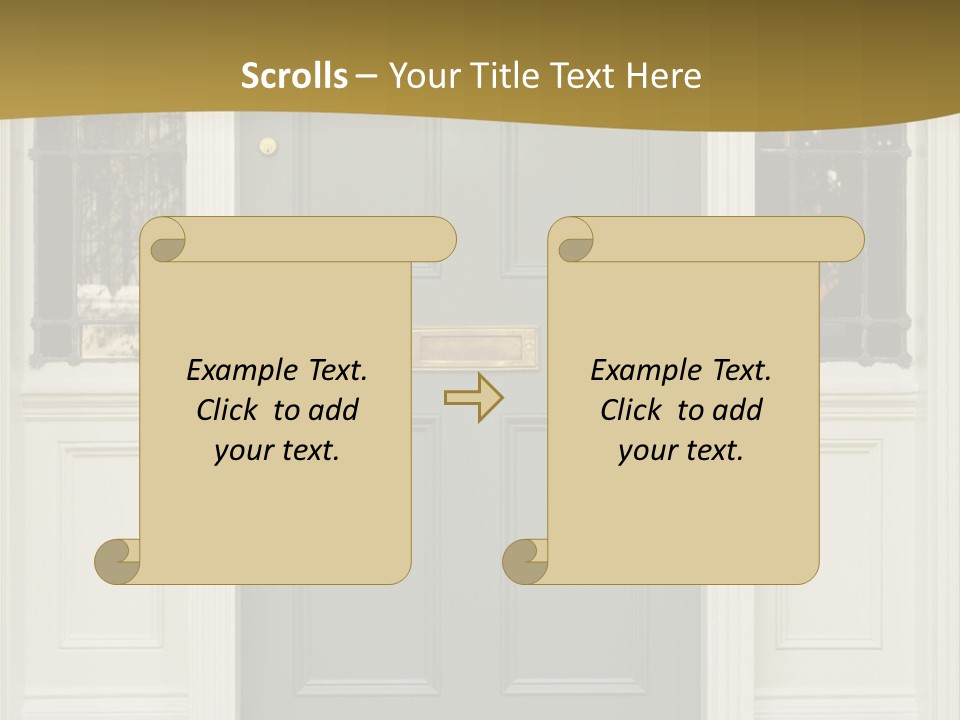 Structure Exterior Facade PowerPoint Template