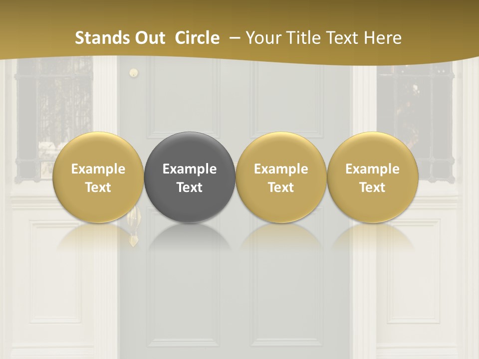 Structure Exterior Facade PowerPoint Template