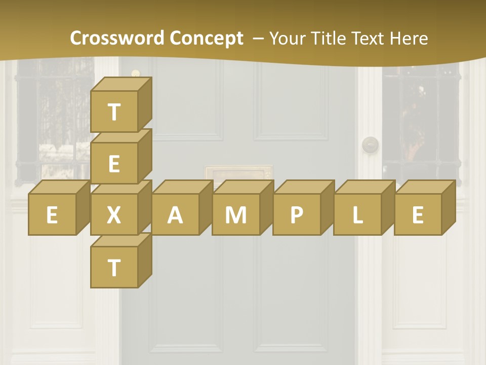 Structure Exterior Facade PowerPoint Template
