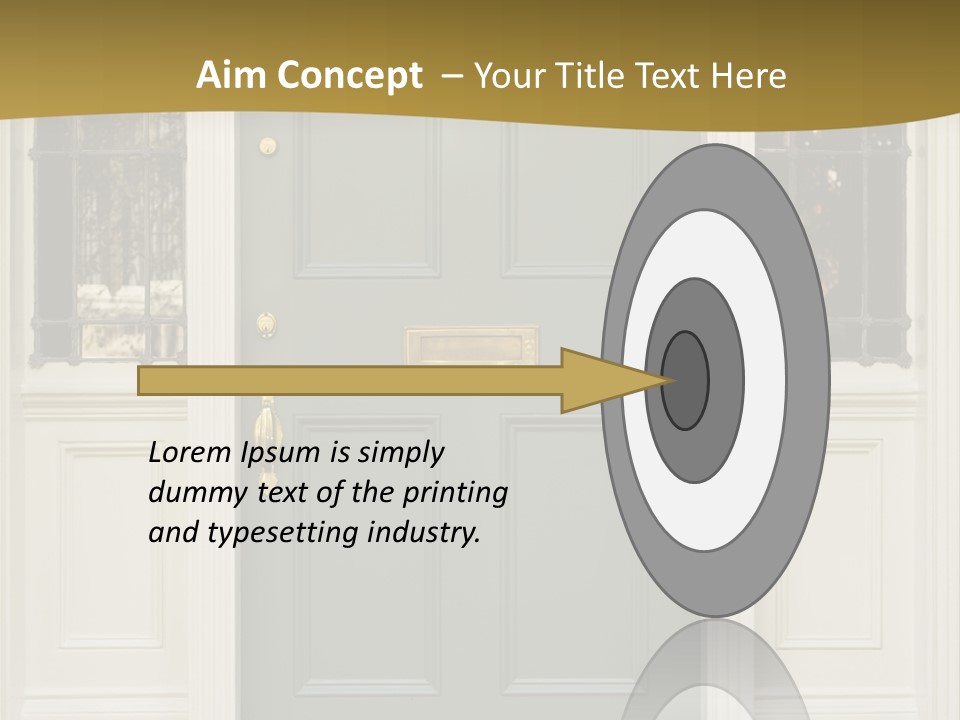 Structure Exterior Facade PowerPoint Template