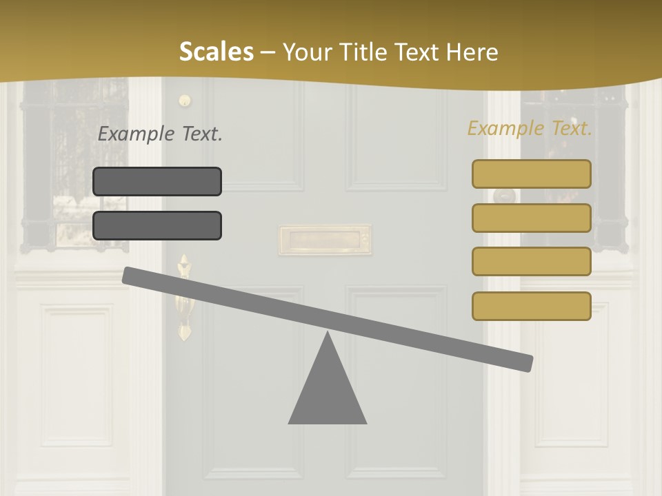 Structure Exterior Facade PowerPoint Template