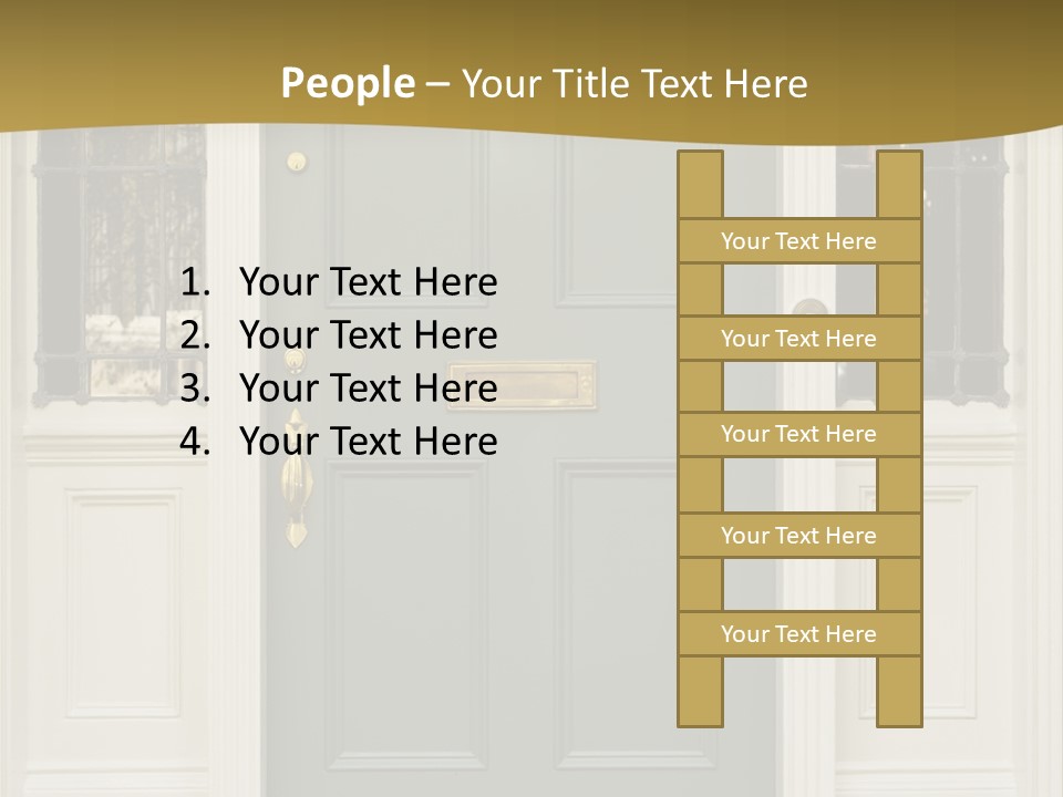 Structure Exterior Facade PowerPoint Template