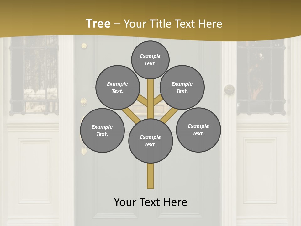 Structure Exterior Facade PowerPoint Template