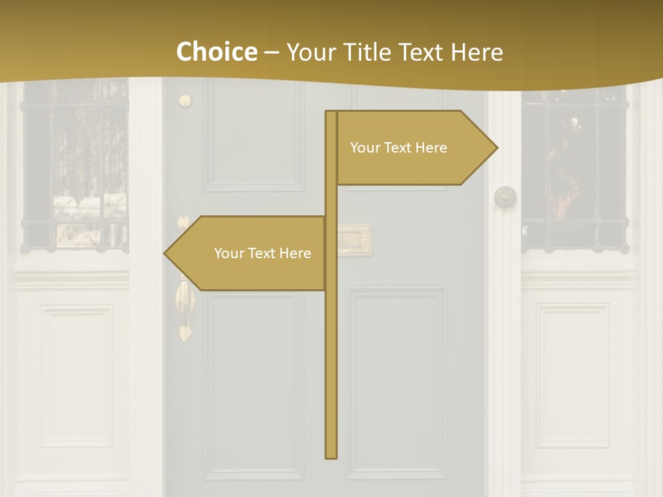 Structure Exterior Facade PowerPoint Template