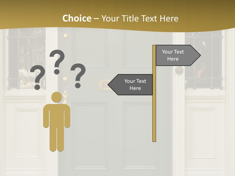Structure Exterior Facade PowerPoint Template