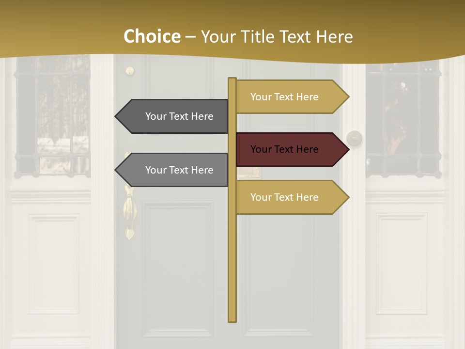 Structure Exterior Facade PowerPoint Template