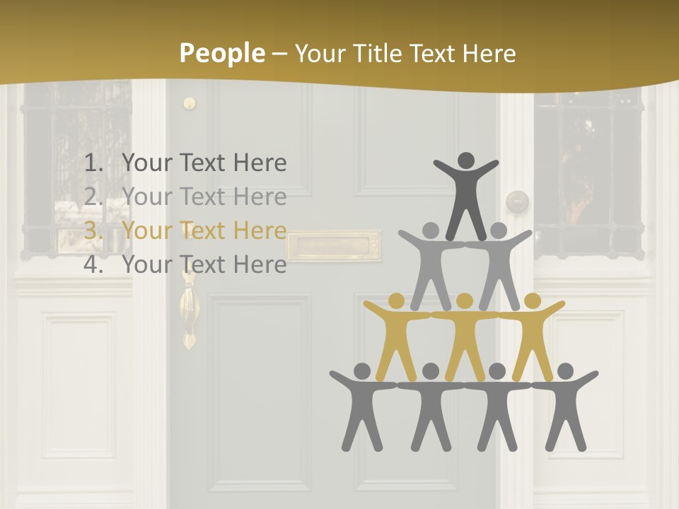 Structure Exterior Facade PowerPoint Template