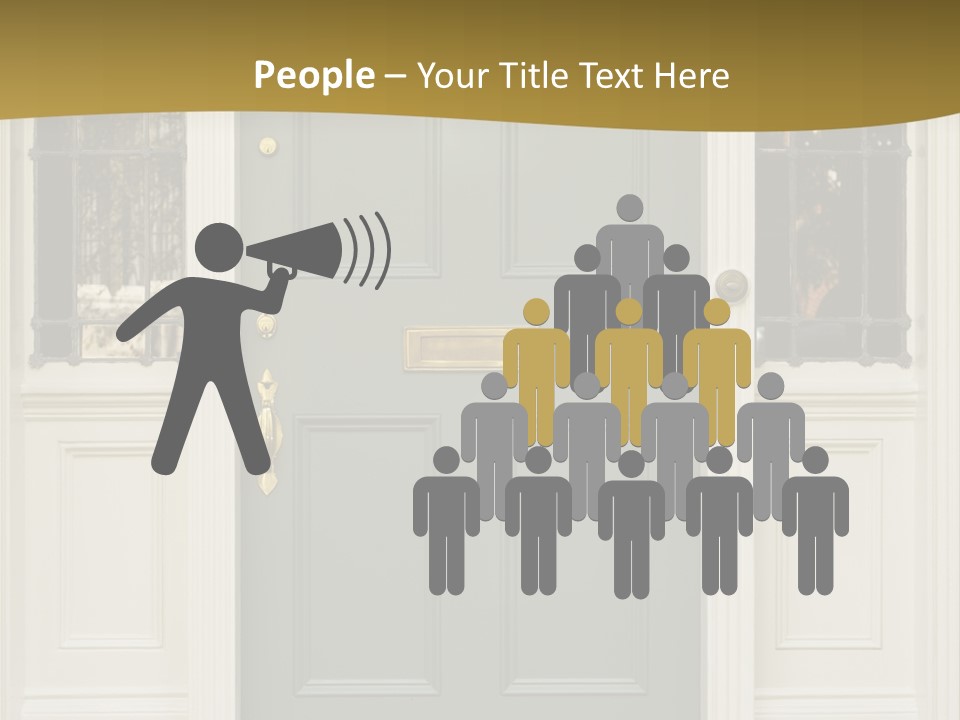 Structure Exterior Facade PowerPoint Template