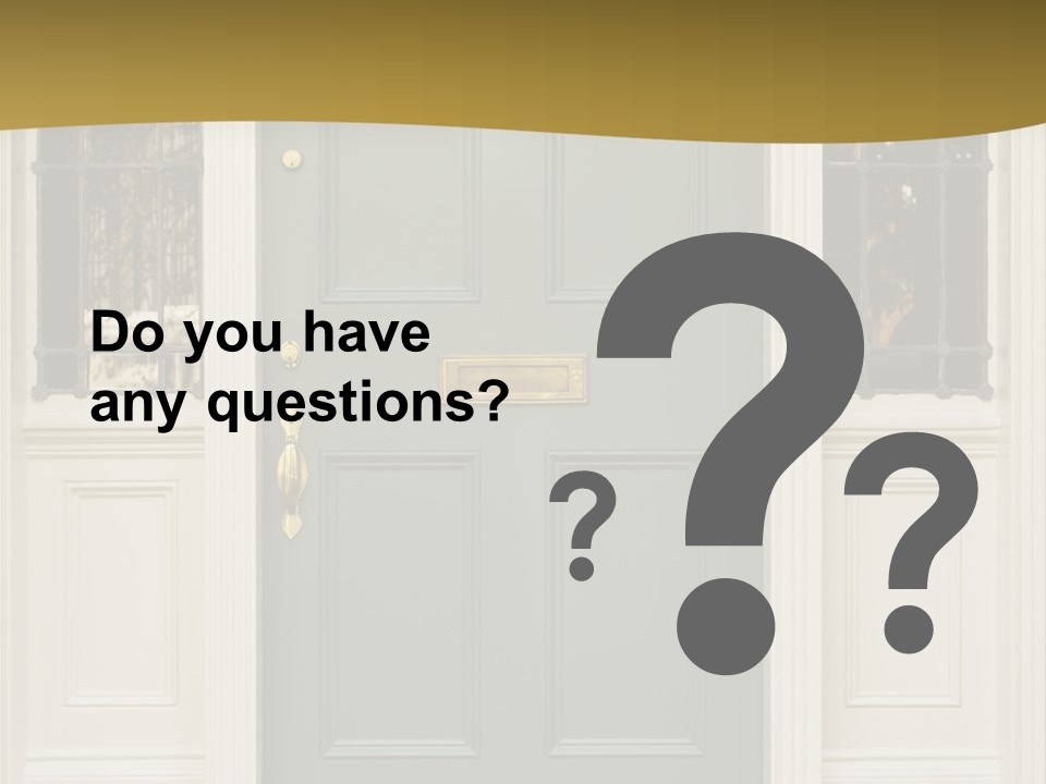 Structure Exterior Facade PowerPoint Template