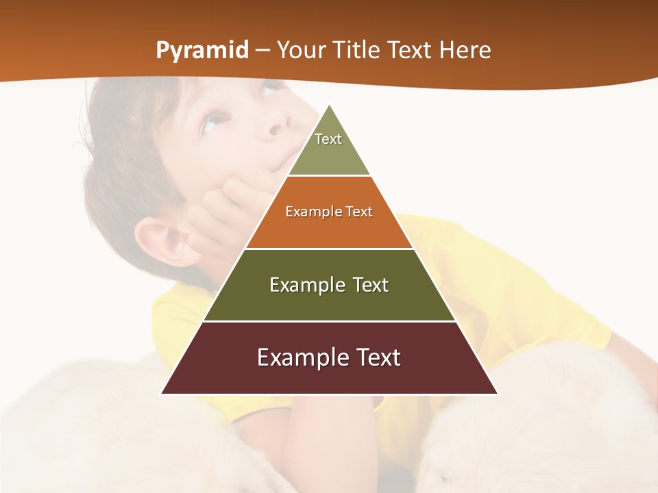 Fur Child Portrait PowerPoint Template