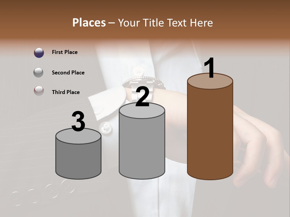Minute Wrist Business PowerPoint Template