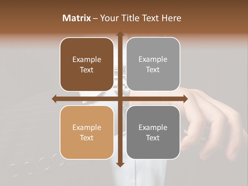 Minute Wrist Business PowerPoint Template