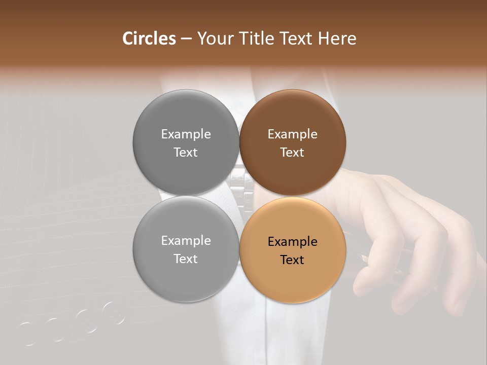 Minute Wrist Business PowerPoint Template