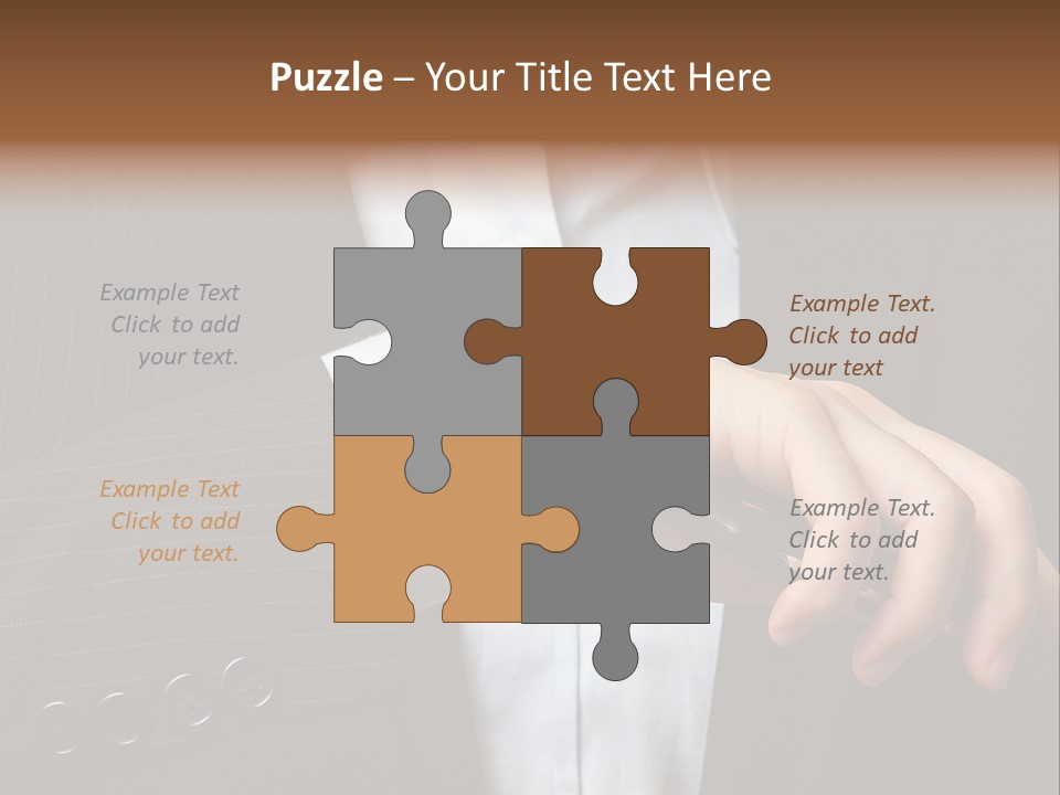 Minute Wrist Business PowerPoint Template