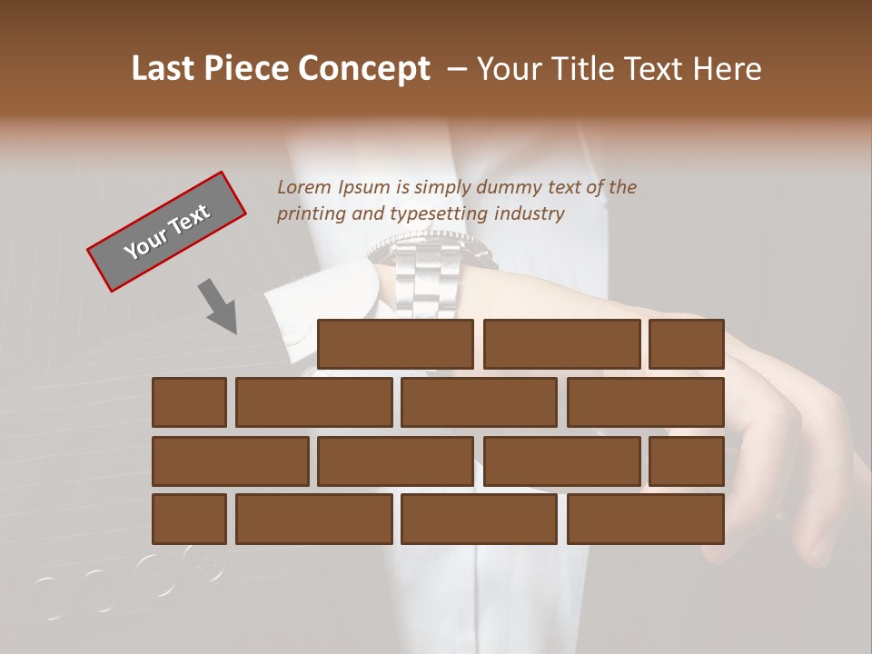 Minute Wrist Business PowerPoint Template