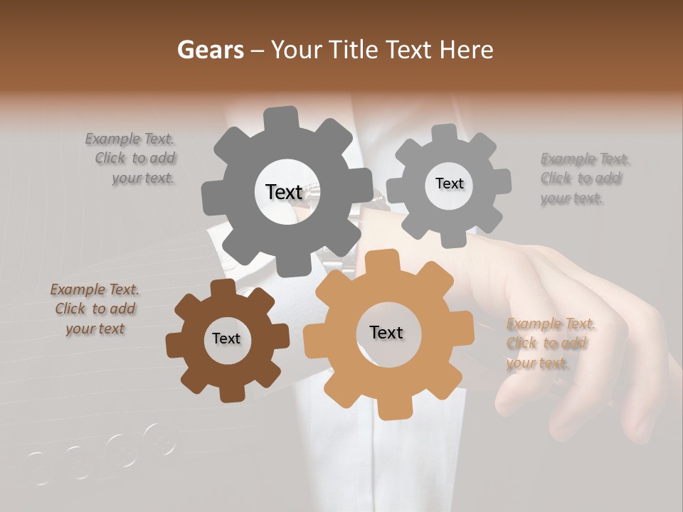 Minute Wrist Business PowerPoint Template