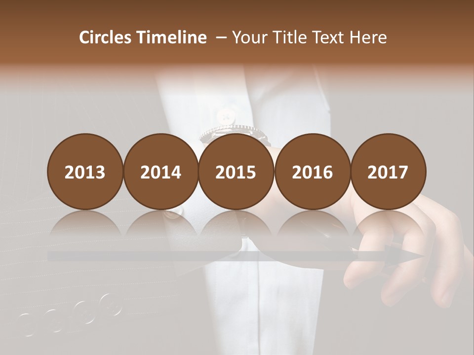 Minute Wrist Business PowerPoint Template