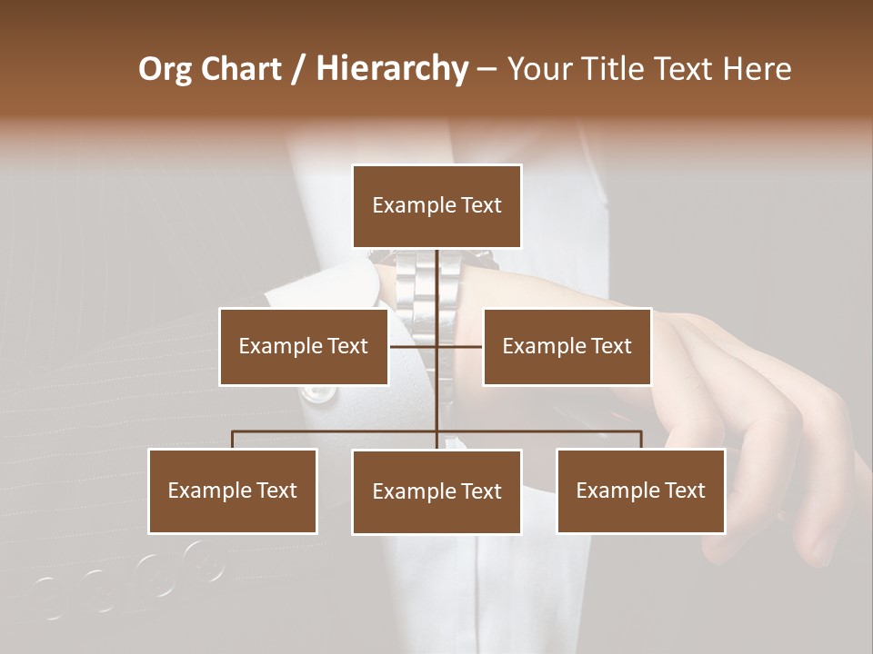 Minute Wrist Business PowerPoint Template