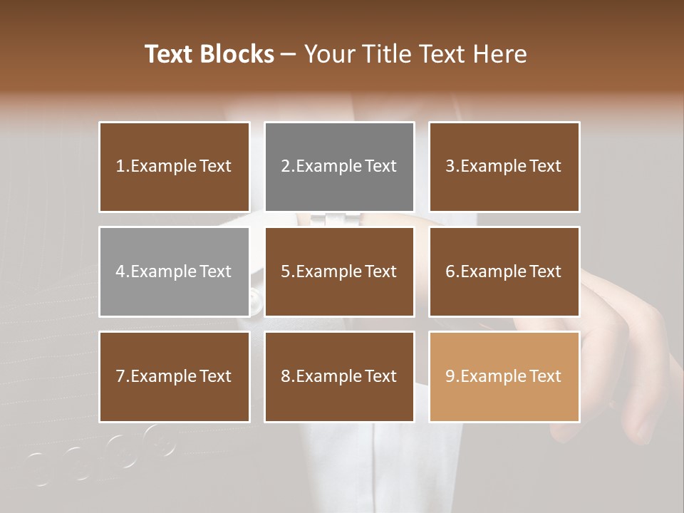 Minute Wrist Business PowerPoint Template