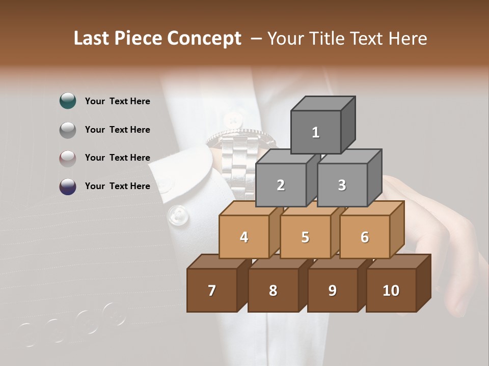 Minute Wrist Business PowerPoint Template