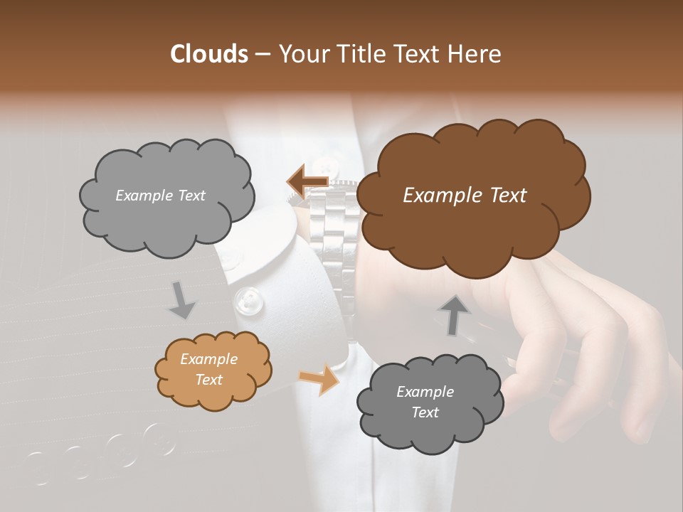 Minute Wrist Business PowerPoint Template