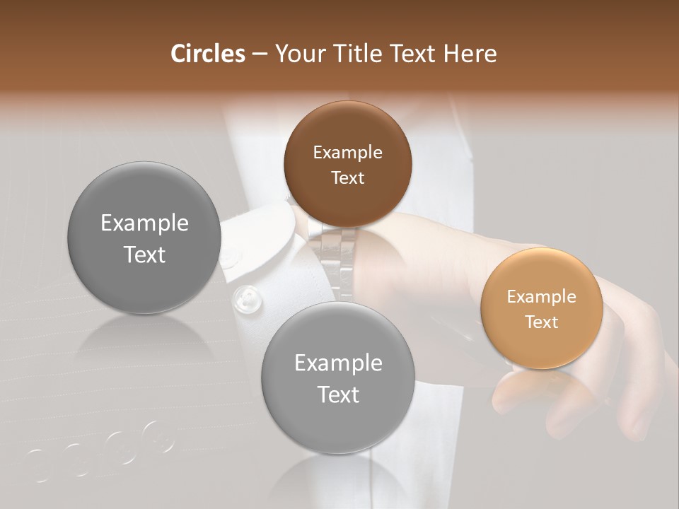 Minute Wrist Business PowerPoint Template