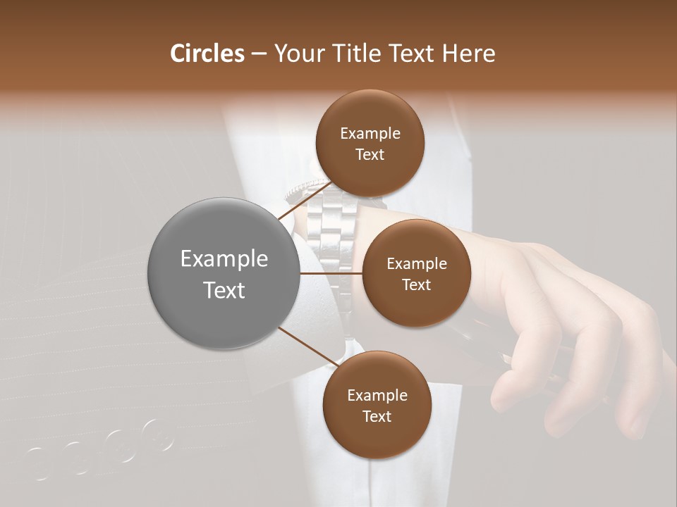 Minute Wrist Business PowerPoint Template