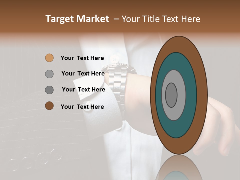 Minute Wrist Business PowerPoint Template