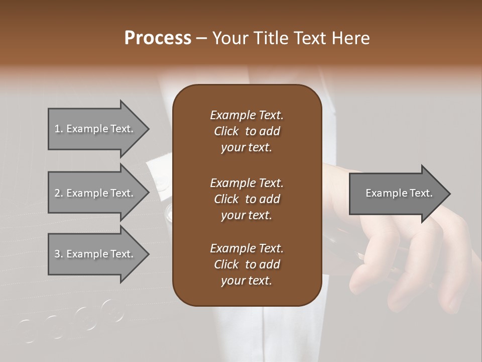 Minute Wrist Business PowerPoint Template