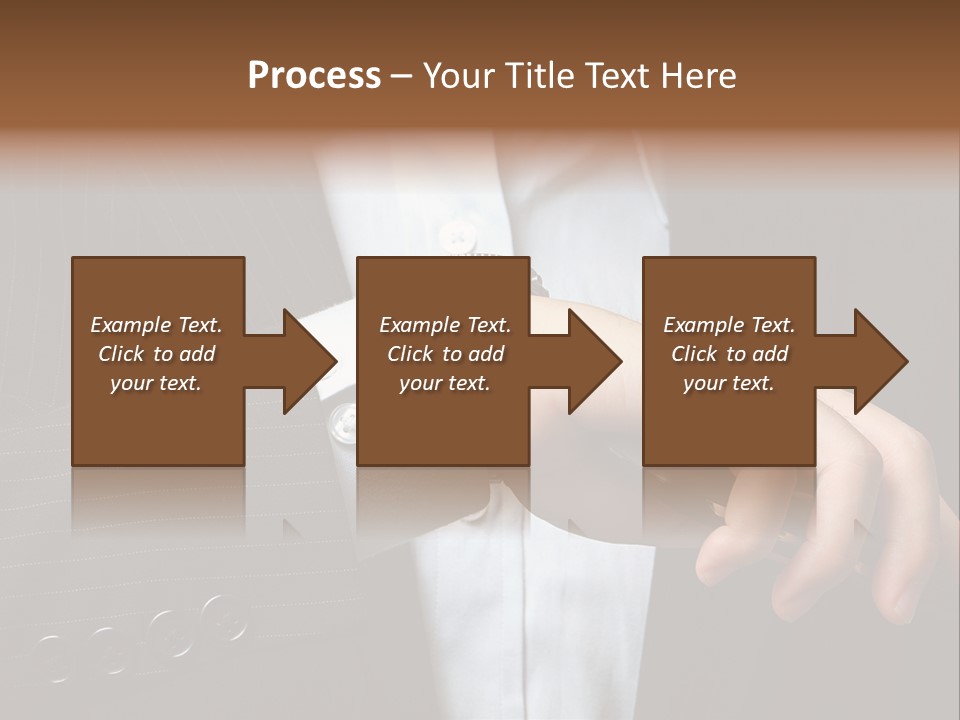 Minute Wrist Business PowerPoint Template