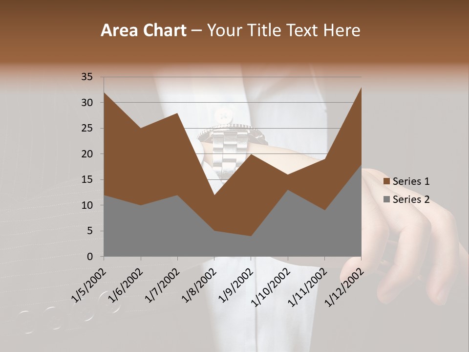 Minute Wrist Business PowerPoint Template
