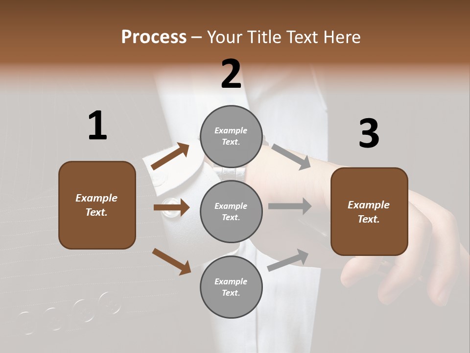 Minute Wrist Business PowerPoint Template