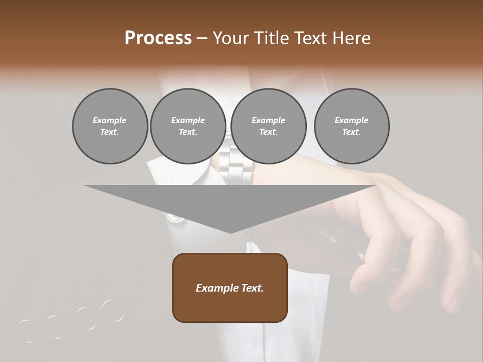 Minute Wrist Business PowerPoint Template