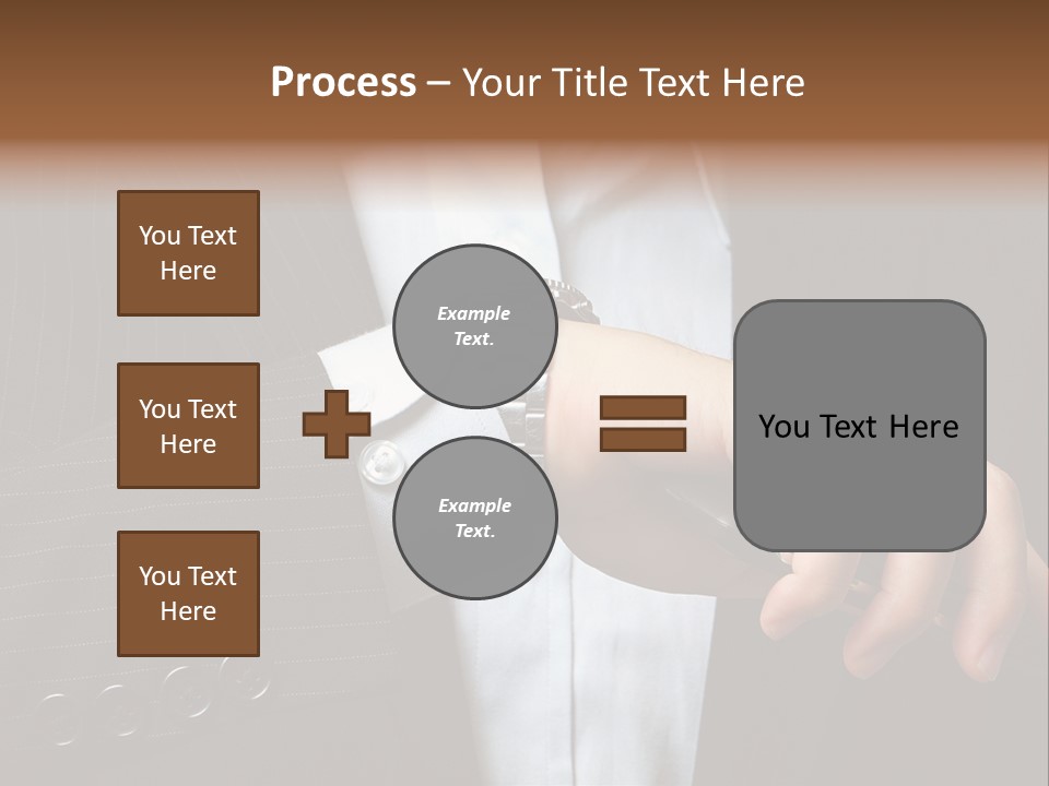 Minute Wrist Business PowerPoint Template