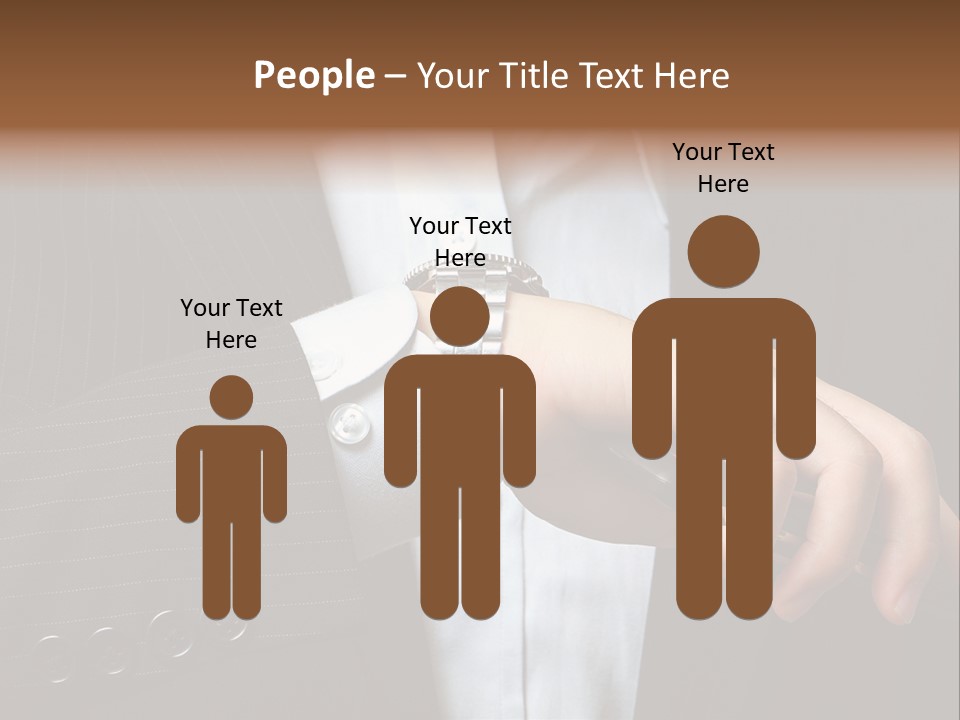 Minute Wrist Business PowerPoint Template